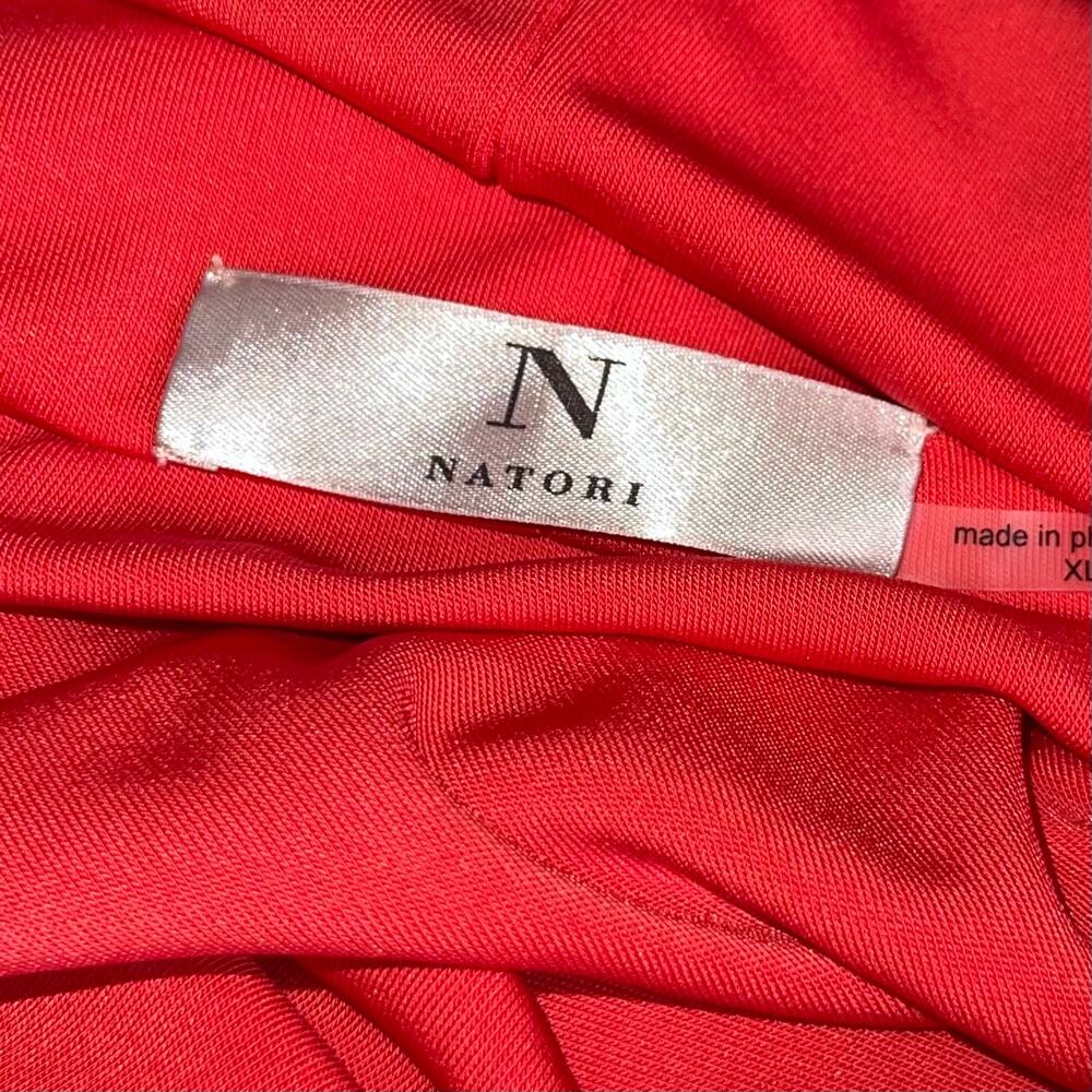 Natori Jersey Knit Cowl Neck Dress - Picture 5 of 6